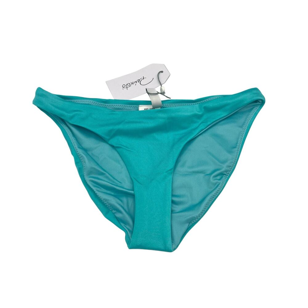 Peixoto Bella Full Coverage Bikini Bottom Emerald Sky Blue Swim Small NWT - Picture 2 of 3